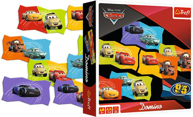 Gra Domino Autka Cars